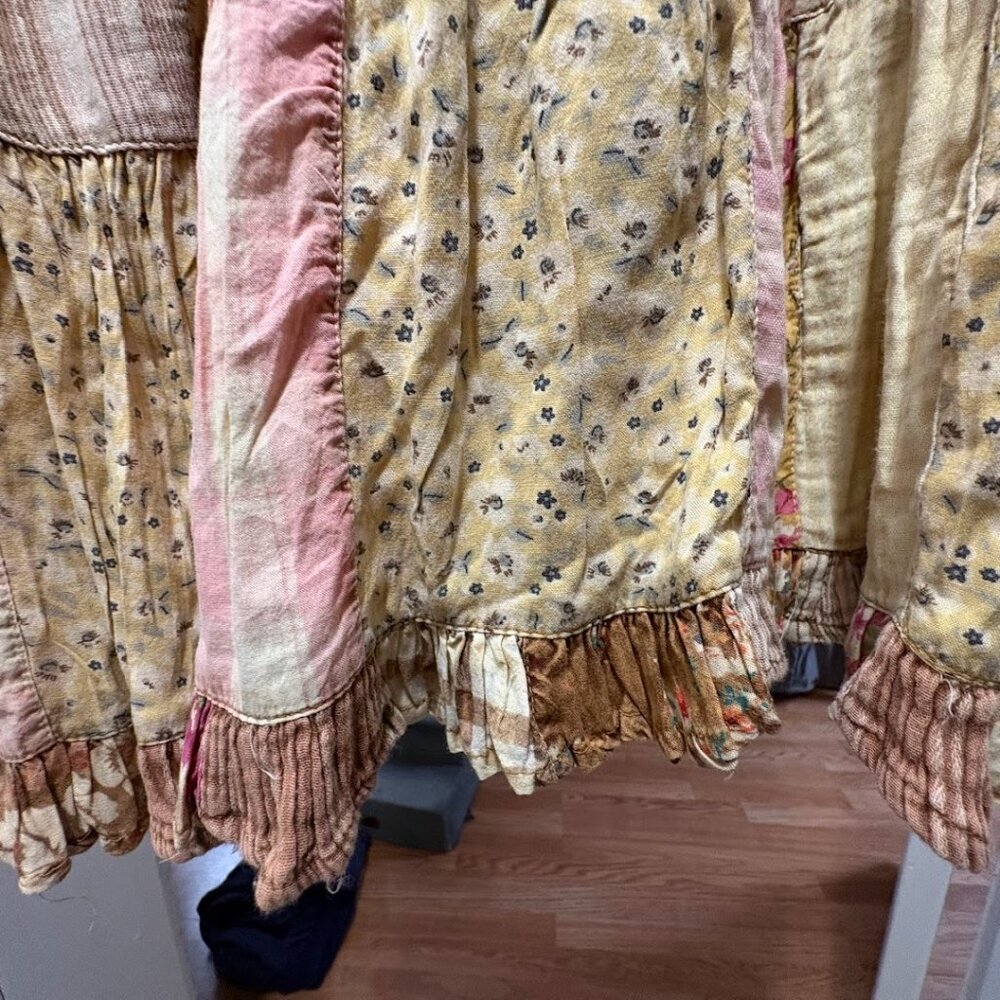 Young Threads size medium "denim/patchwork" boho … - image 5